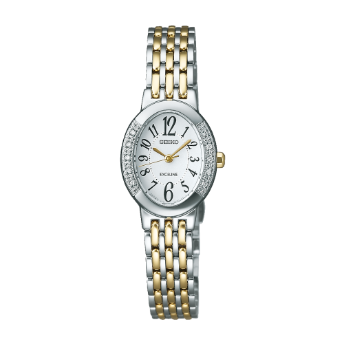 SEIKO - DOLCE & EXCELINE DIAMOND AND GOLD